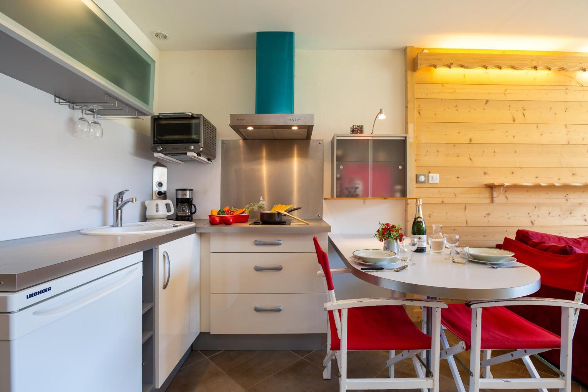 Residence Grands Montets 133 Ski In-Ski Out - Happy Rentals 샤모니 객실 사진